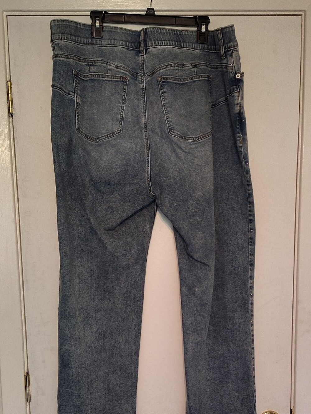 Bombshell Light Blue Rhinestone Jeans - Picture 8 of 10
